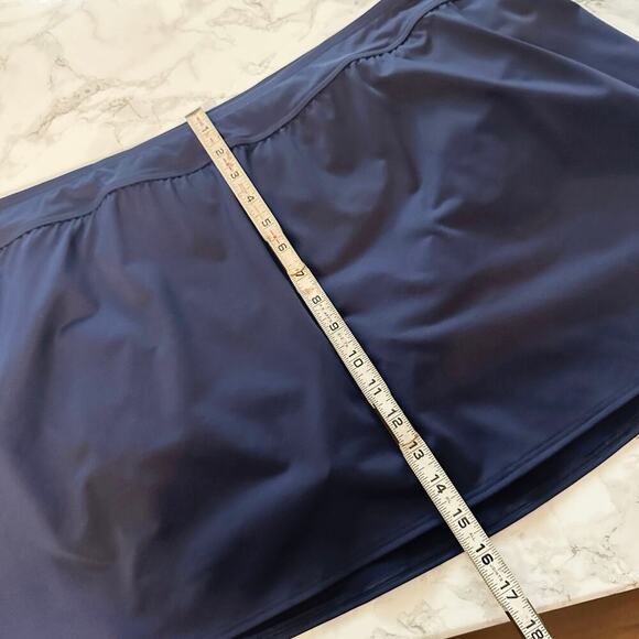 Lands' End Swim Skirt w Attached Panty Navy women’s plus size 26W NEW - Picture 7 of 7